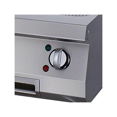 Maxima Grilovací deska s drážkami Chrome - elektrická - pro jednu jednotku - hloubka 70 cm |  09395048
